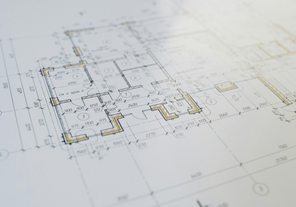 house renovation project blueprints meeting municipal law guidlines